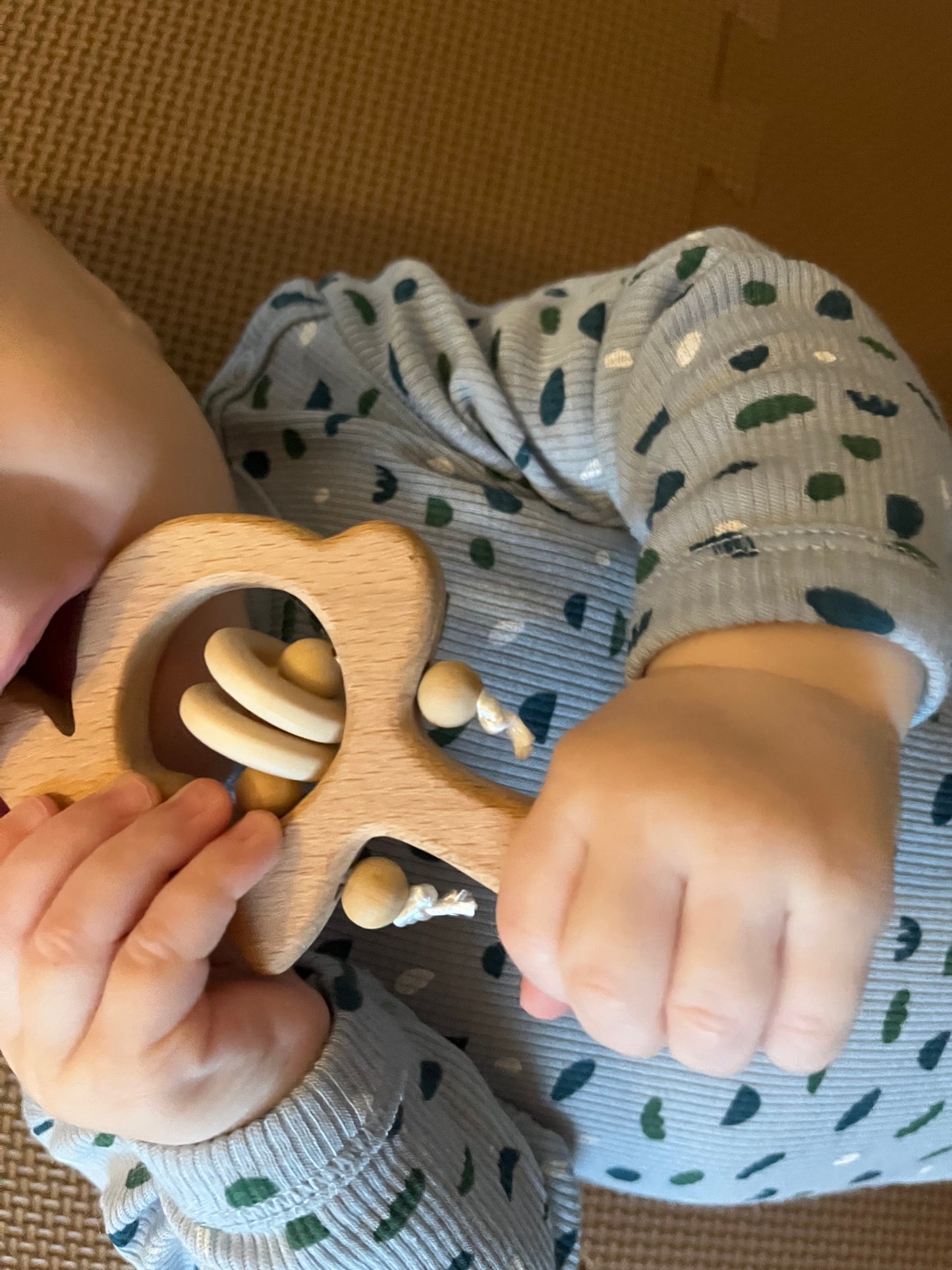 Træ-rangle – Kanin med greb